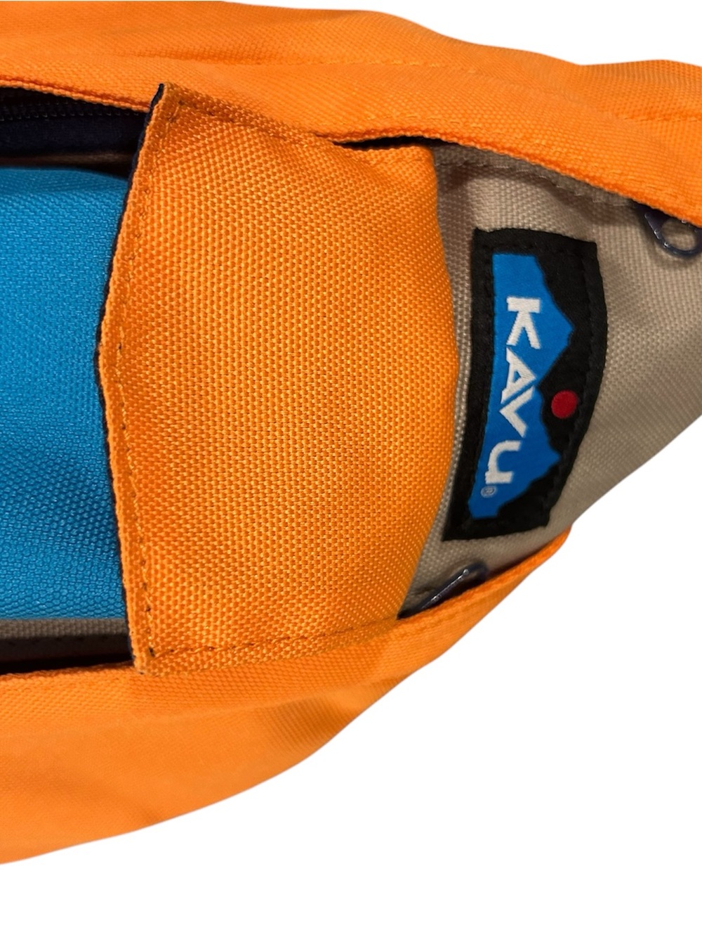 KAVU Orange & Blue Rope Sling Bag - Picture 6 of 7